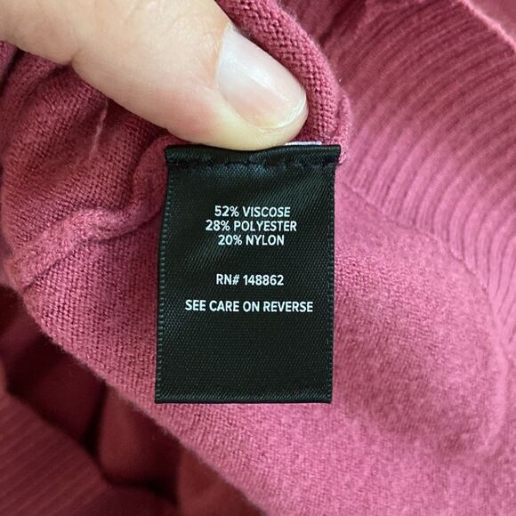 Torrid Dusty Pink Mock Neck Pullover Sweater Size 3 - Picture 7 of 8